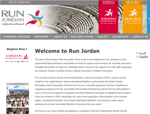 Tablet Screenshot of amman-marathon.com